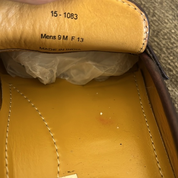 Johnston Murphy Signature Series Brown Leather Tassel Loafers Size 9 - Picture 9 of 13